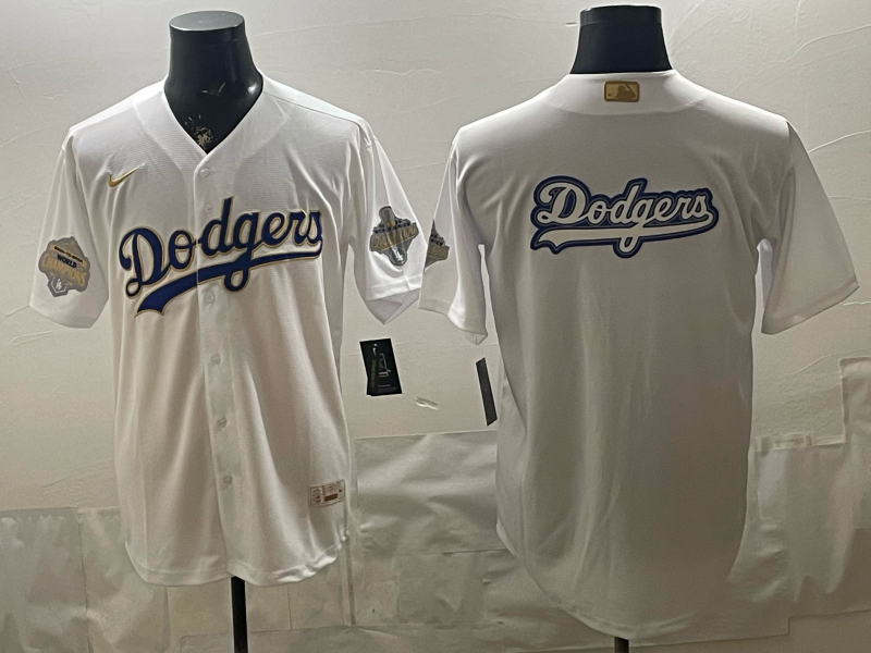 Men Los Angeles Dodgers blank white Game 2026 Nike MLB Jersey 0408007->los angeles dodgers->MLB Jersey